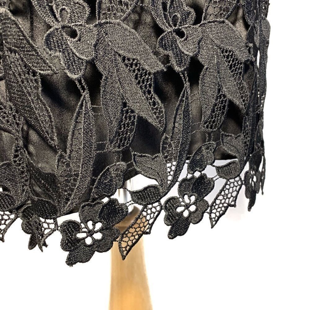 EUC Topshop Blk/white Lace Dress   (Size 10) - Picture 5 of 8